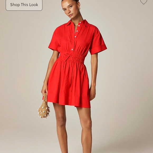 J. Crew Dresses & Skirts - J. Crew Vibrant Red Mini Dress